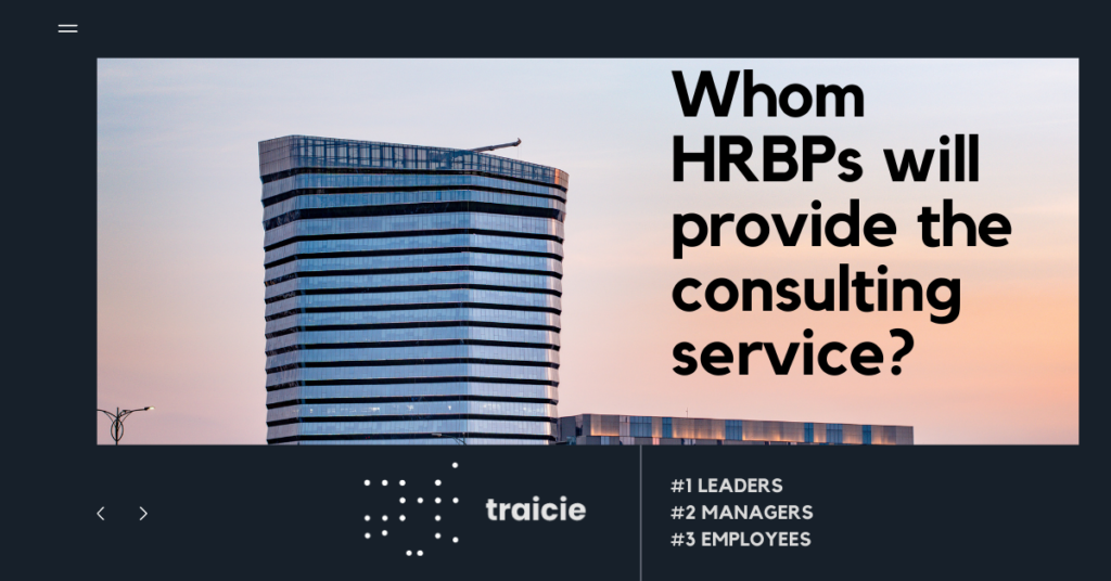 Who are the stakeholders for Hrbp? What is the hierarchy of HR positions?
